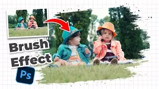 Easy step to create Picture with Brush Effect in Photoshop