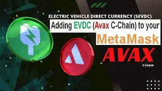 Adding EVDC (Avax C-Chain)to #Metamask wallet #avax #2023  #evdc #trade #evcharging #avaxcoin