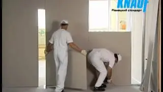Перегородки из гипсокартона в один слой KNAUF