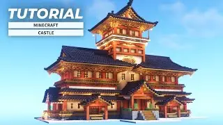 Minecraft: How To Build an Underwater castle (japanese castle)