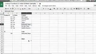 Lookup 2   Index and Match