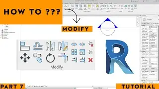 HOW TO MODIFY IN REVIT (TUTORIAL)(PART 7)