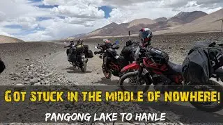 TOO MUCH ADVENTURE FOR THE DAY ON XPULSE 200 4V || GOT STUCK WITH NO PETROL || Ladakh 2K22 | HANLE