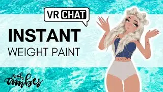 AUTO Instant Weight Painting   Fast and Easy in Blender | VRChat Avatar Tutorial