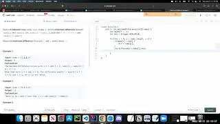 Maximum Difference Between Increasing Elements (Leetcode 2016)