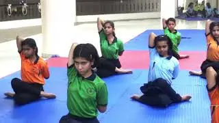 Gomukhasana|Acharyakulam yogis and yoginis
