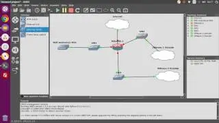 Mengatur Topologi Jaringan Pada GNS3 terintegrasi ke VMware