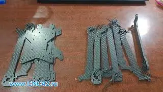 Галтовка фрезерованных карбоновых деталей