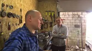 востановили  каробку  и дифференциал амжк 8 ,минитрактор с сюрпризами.