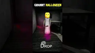 Playing Granny 🔥 Hardcore Challenge With Halloween Update 🎃😱 | Granny Halloween Update | #shorts