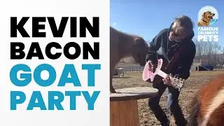 Kevin Bacon Is Singing for His Goats!🎸🐐