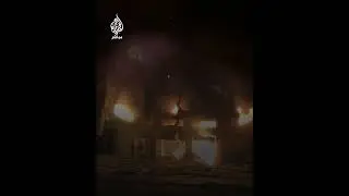 النيران تحاصر عائلات داخل عمارة سكنية في محيط فندق الأمل غربي غزة بعد أن استهدفها قصف الاحتلال