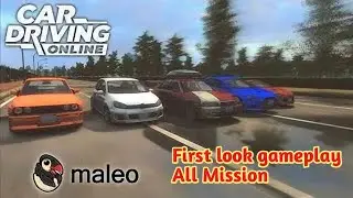 Car Driving Online By Maleo | First Gameplay | All Mission Review | CDO GAMEPLAY