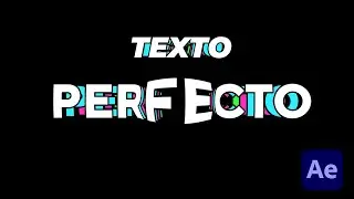😏 ANIMAR UN TEXTO EN AFTER EFFECTS