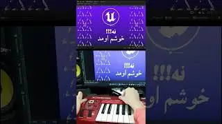 midi Controlled 2D Motion Graphics in UE5   #ue5 #unrealengine #unrealengine5 #motiongraphics