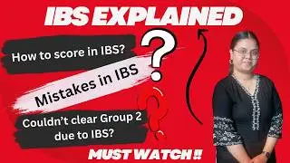 How to score in IBS? IBS : Easy or Trap? IBS Paper Breakdown | CA Aditi Tyagi