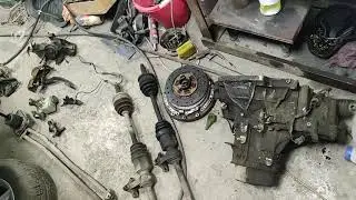 Mazda 626 GE Замена коробки передач с автомата на механику. Свап АКПП на МКПП.