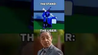 The stand user: #standawakening #shorts #roblox #memes