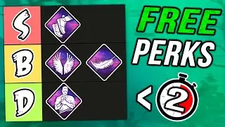 Best FREE Survivor Perks in DBD - Ranked FAST! [Dead by Daylight Tier List]