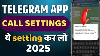Telegram call settings | telegram failed to connect problem | telegram privacy settings