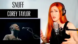 Corey Taylor... SNUFF | VOICE COACH REACTS | calling all passengers for the feels-train.