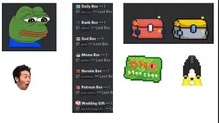 Opening every single box in dank memer(credit, bolt?)