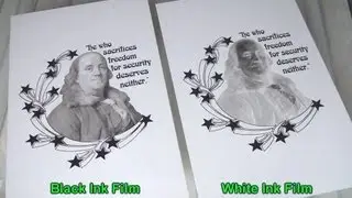 2. Screen Printing Tee Shirts: Exposing 1 Color Halftone Screens With Spot Colors