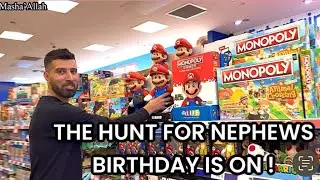 THE HUNT FOR NEPHEWS BIRTHDAY IS ON ! THIS IS NOT EASY…