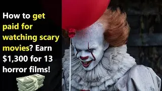 Free $1,300 just for watching horror movies! Apply for FinanceBuzz experiment to be movie analyst!