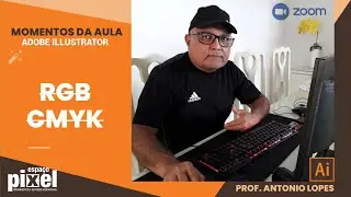 Curso Adobe Illustrator - Momento da aula.
