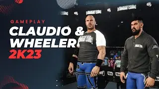WWE 2K23 : Claudio Castagnoli & Wheeler Yuta entrance w/GFX, Theme | 1080p 60fps