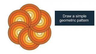 Draw a simple geometric pattern sample 20