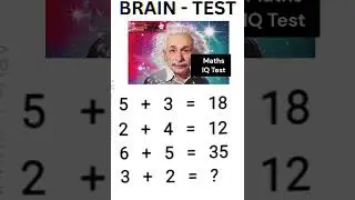 Only for genius | IQ Test For Genius Only🤔Math puzzles Bring Test 