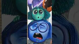 Sadness😢💙 #shorts #insideout2 #sadness #art