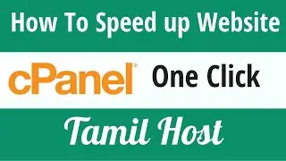 How To Speed Up Website - Tamil Host Video Tutorial