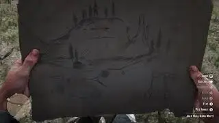 Finding Jack Hall gang map 1 treasure location - Red Dead Redemption 2