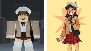 drawing a roblox avatar lol (speedpaint)