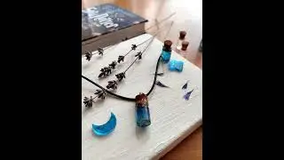 Кулоны из смолы с люминофором  