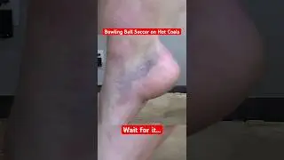 Breaking my FOOT Kicking a Bowling Ball! #funny #memes #sports