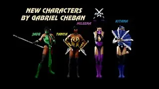 [MORTAL KOMBAT PROJECT] NEW VERSION of Tanya + Kitana, Mileena and Jade UPDATE by Gabriel Cheban