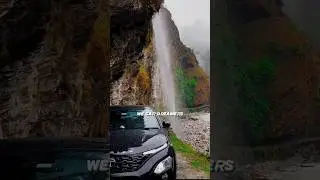 TATA Harrier Dark New Hills Status 🌊💦🖤😍 #harrier #black #suv #safari #new #status #suvlovers #shorts