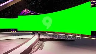 Virtual Set Green Screen 4K - Stage 95