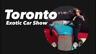 Exotic Car Show In Toronto's Yorkville, Ontario Canada 2024