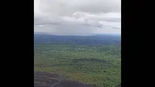 lluvia desde un volcan