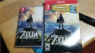 The Legend of Zelda: Breath of the Wild Bonus Explorer Guide Unboxing