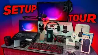 MY YOUTUBE *SETUP TOUR* [2024] | Aryanplayz