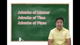 Adverbs of Manner, Time, and Place - Grade 4