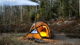 Hot Tent Camping In Cold Temperatures - Part 2