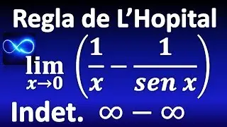 131. Limit by L'Hopital's Rule: form infinite minus infinite