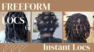 Freeform locs to Instant Locs 💫 | Mukisa locs | South Florida Loctician